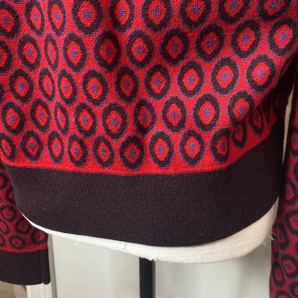 Dries Van Noten Tiny Dot Merino Wool Sweater